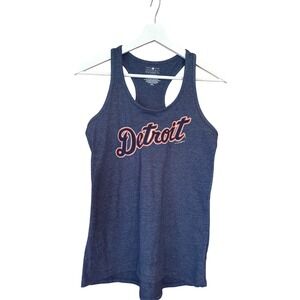 Detroit Tigers MLB Tank Top Womens XS 5th &‎ Ocean Baseball Heather Blue